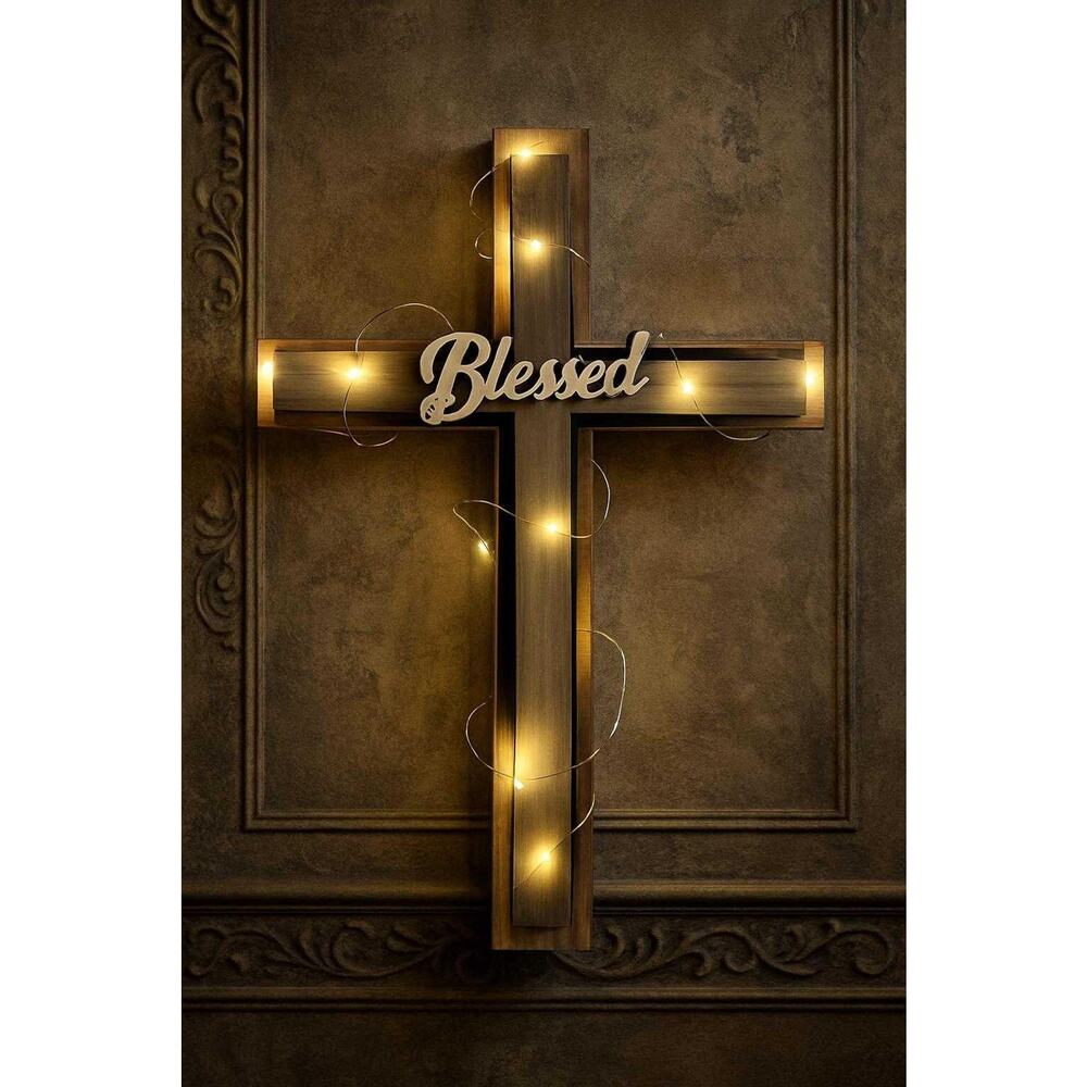 Handcrafted Oak Wooden Cross